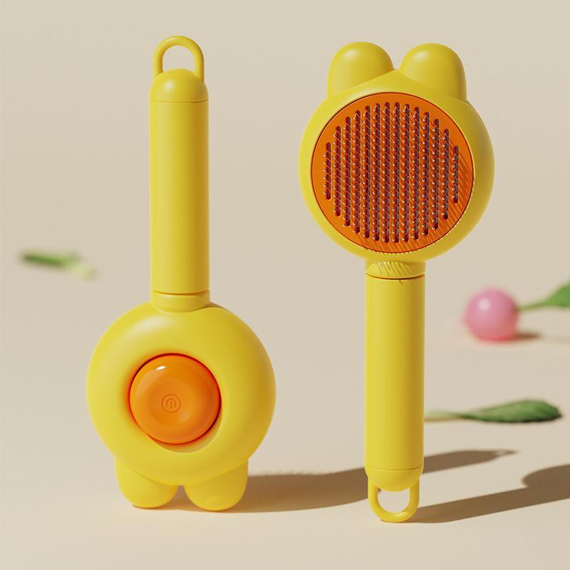 Slicker Brush Self Cleaning Pet Grooming - Самоочищающаяся щетка-расческа для домашних животных, удаляющая