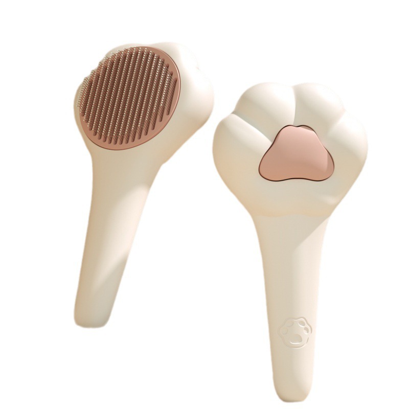 Slicker Brush Self Cleaning Pet Grooming - Щетка для груминга животных, самоочищающаяся расческа-массажер