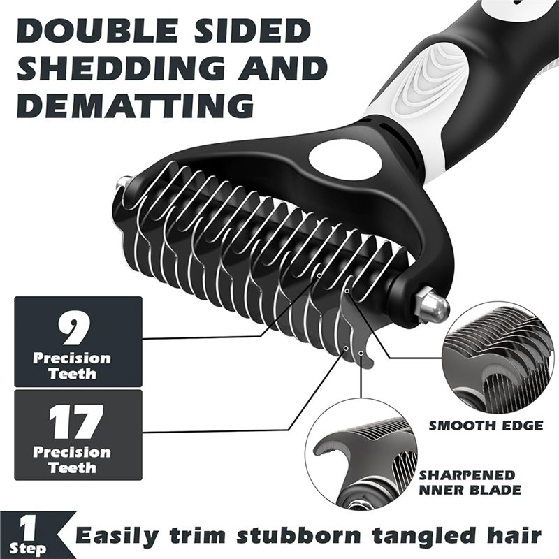 НОВИНКА В НАЛИЧИИ - Набор из 3 – обзор и цена Slicker Brush Self Cleaning Pet Grooming