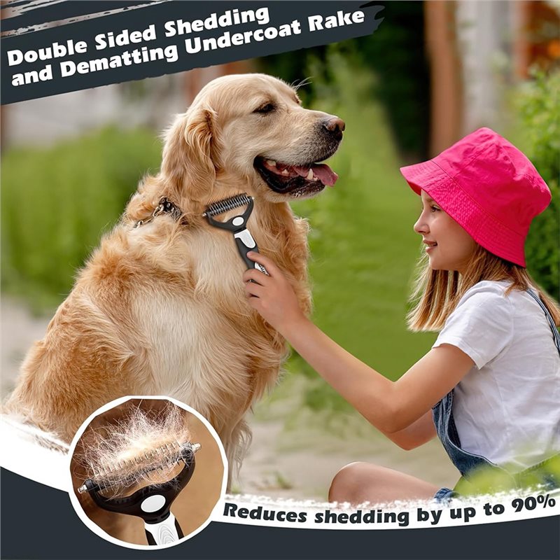 НОВИНКА В НАЛИЧИИ - Набор из 3 – обзор и цена Slicker Brush Self Cleaning Pet Grooming