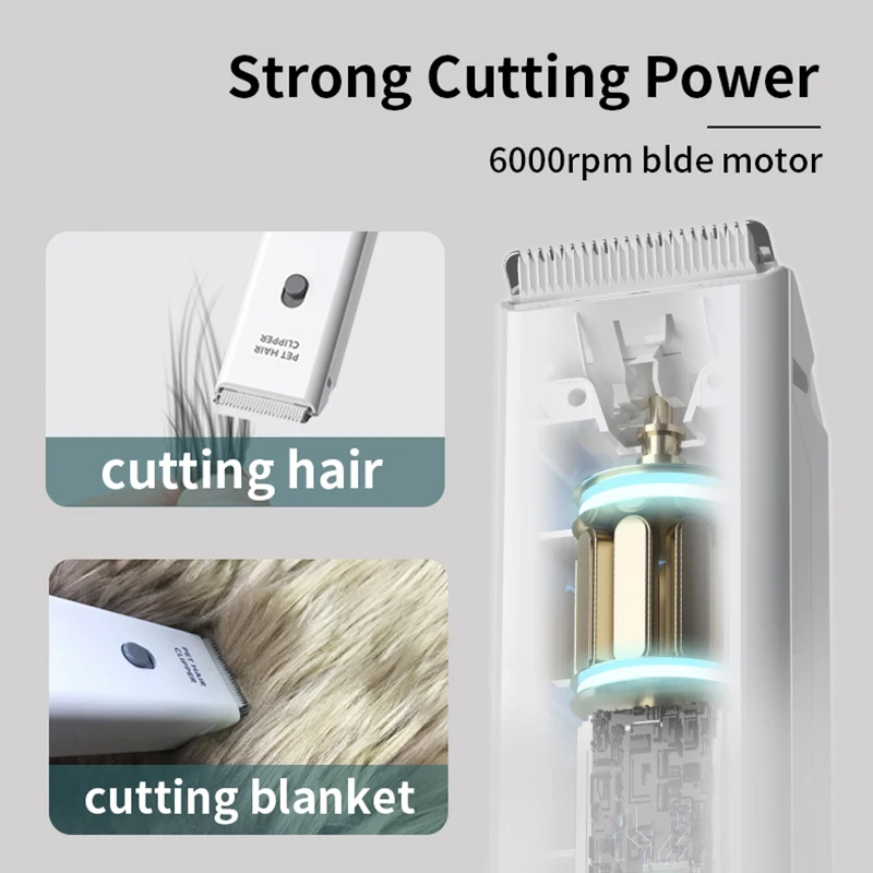Беспроводная машинка для стриж – обзор и цена Cordless Dog Clippers Low Noise Grooming