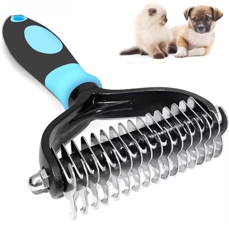 Профессиональная щетка для уда – обзор и цена Undercoat Rake Dematting Tool Dog Shedding