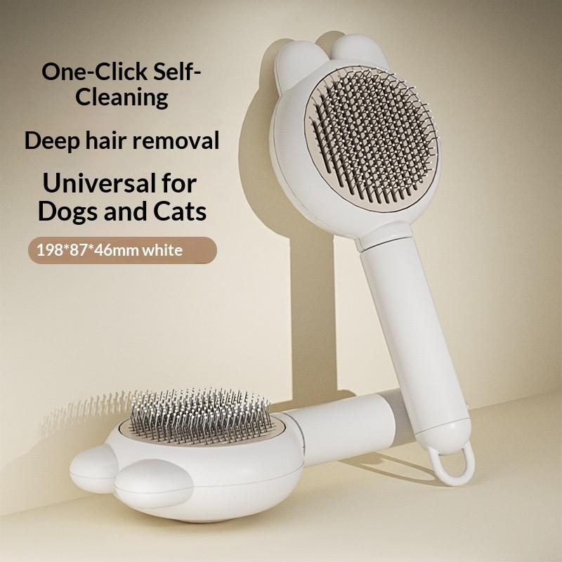 Самоочищающаяся щетка-расческа – обзор и цена Slicker Brush Self Cleaning Pet Grooming