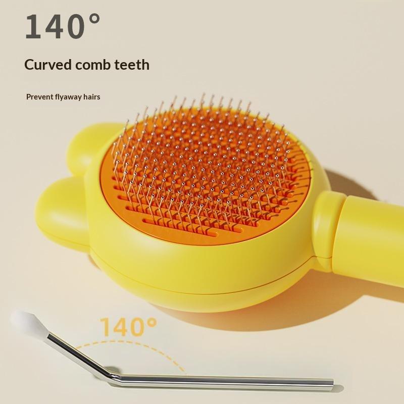 Самоочищающаяся щетка-расческа – обзор и цена Slicker Brush Self Cleaning Pet Grooming