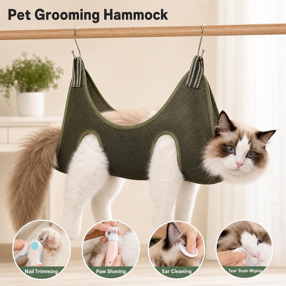 Гамак-шлейка для ухода за дома – обзор и цена Pet Grooming Hammock Sling Restraint