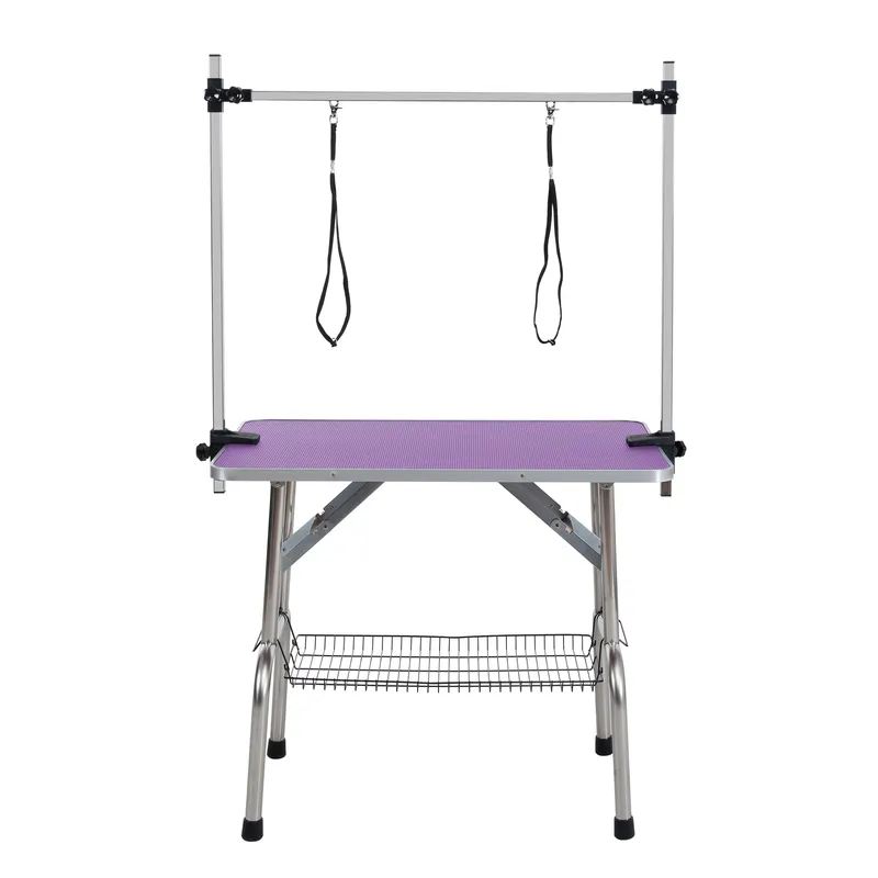 Стол для груминга собак 42 дюй – обзор и цена Folding Pet Grooming Table Arm Clamp