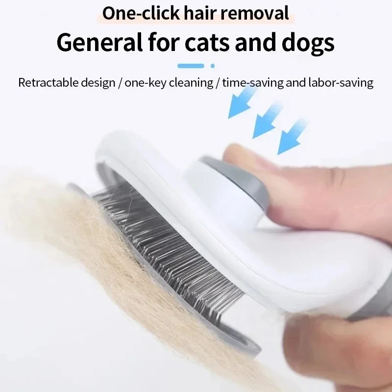 Самоочищающаяся расческа для у – обзор и цена Slicker Brush Self Cleaning Pet Grooming