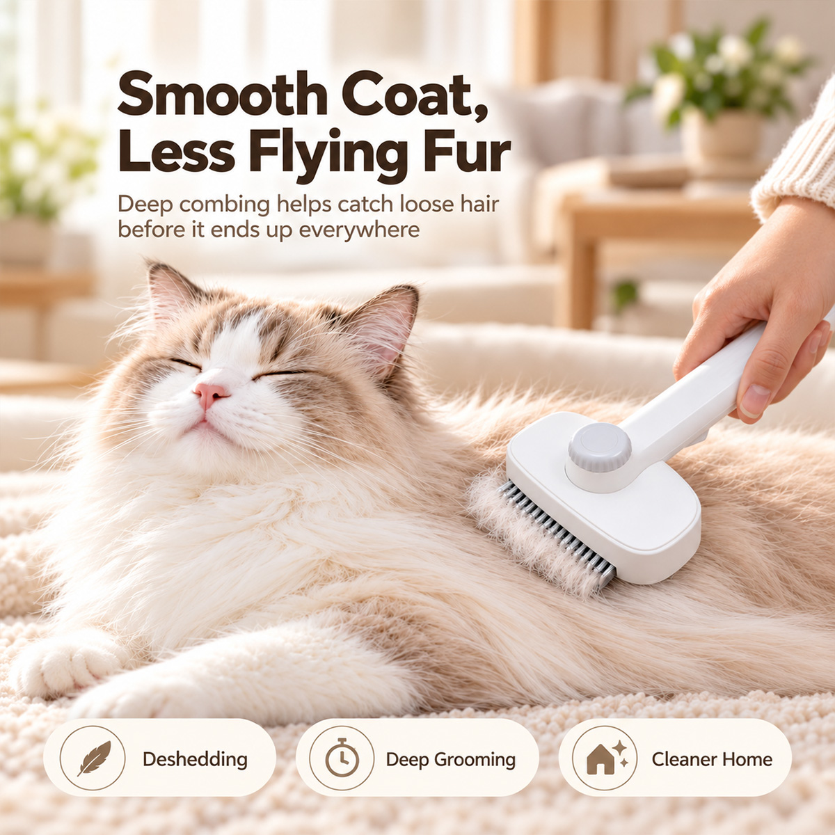 1 шт. 2-в-1: щетка для ухода з – обзор и цена Slicker Brush Self Cleaning Pet Grooming