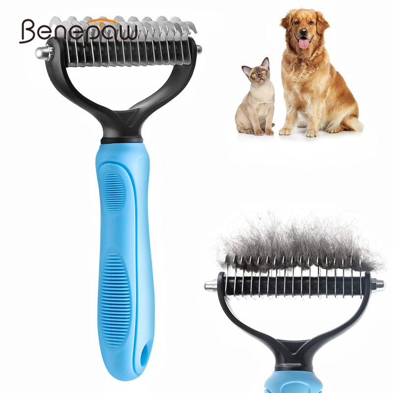 Профессиональный инструмент дл – обзор и цена Undercoat Rake Dematting Tool Dog Shedding
