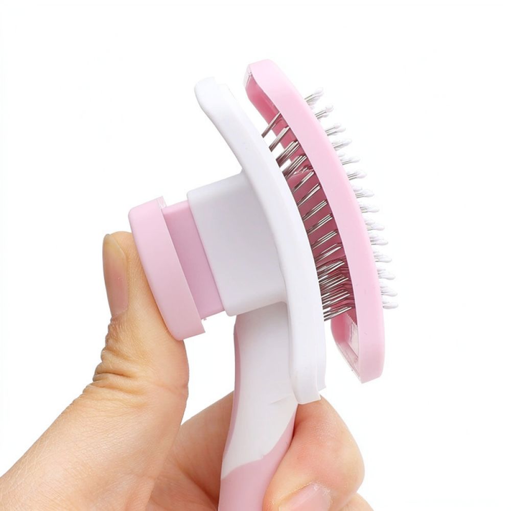 Инструмент для ухода за шерсть – обзор и цена Slicker Brush Self Cleaning Pet Grooming