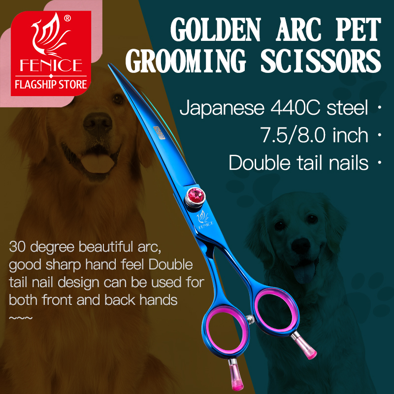 Профессиональные японские ножн – обзор и цена Professional Pet Grooming Scissors Curved