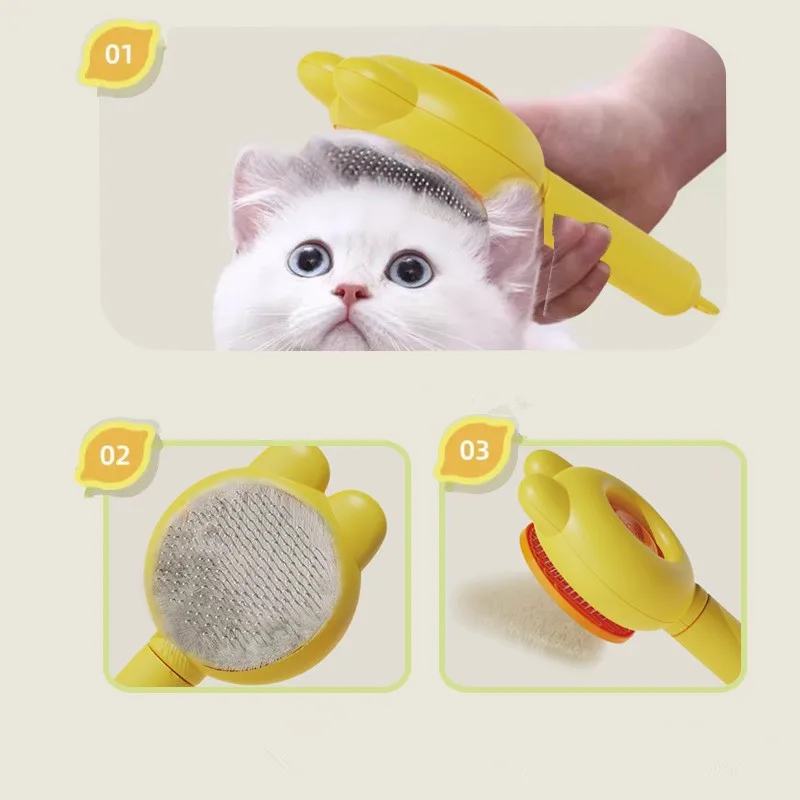1 шт. Расческа для удаления ше – обзор и цена Slicker Brush Self Cleaning Pet Grooming