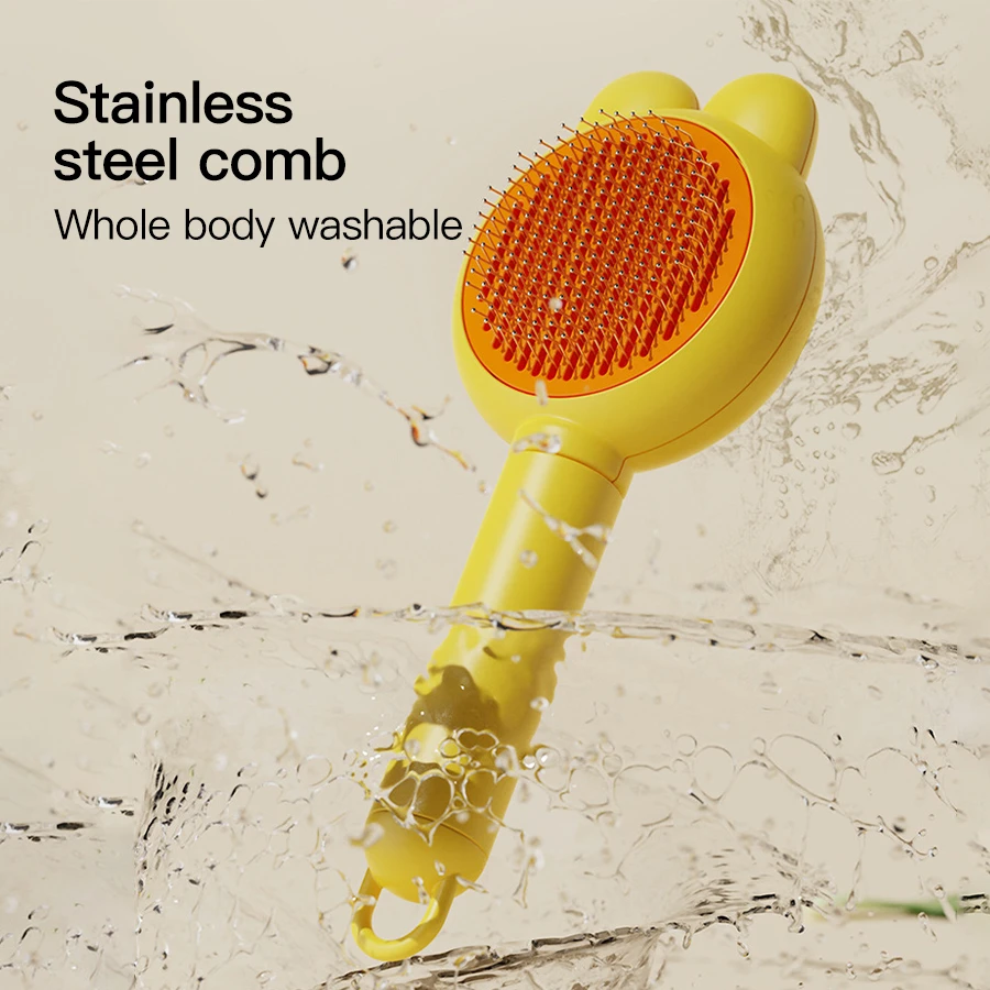 1 шт. Расческа для удаления ше – обзор и цена Slicker Brush Self Cleaning Pet Grooming