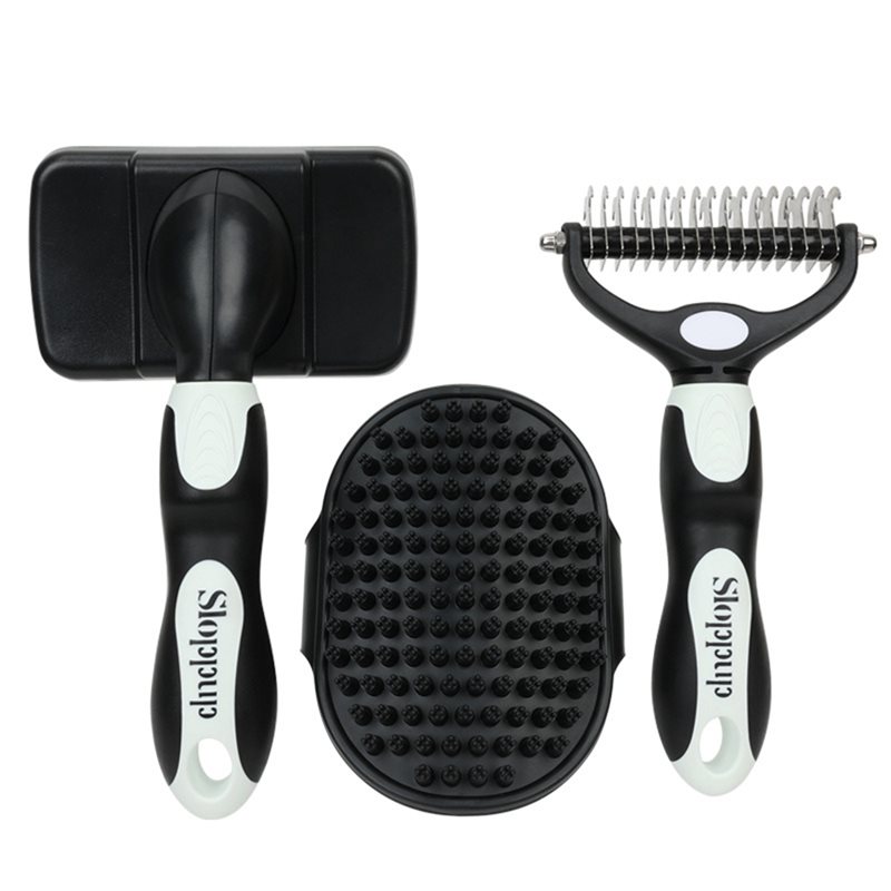 НОВИНКА! В наличии! Набор для  – обзор и цена Slicker Brush Self Cleaning Pet Grooming