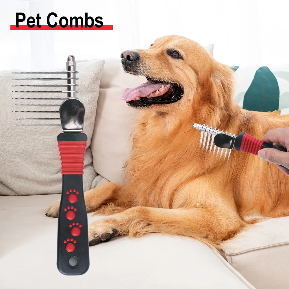 Щетка для удаления подшерстка  – обзор и цена Undercoat Rake Dematting Tool Dog Shedding