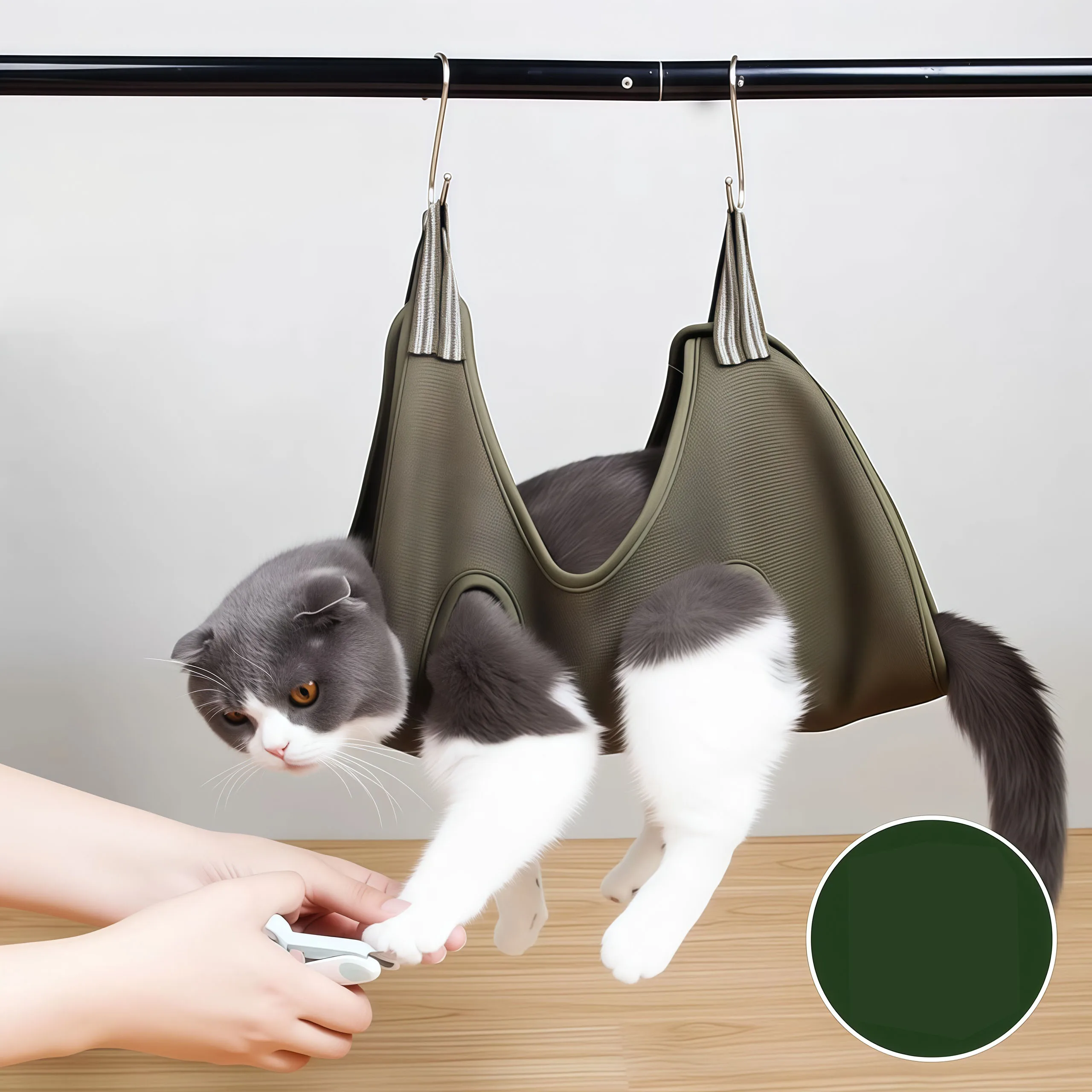 Гамак для груминга кошек, сумк – обзор и цена Pet Grooming Hammock Sling Restraint
