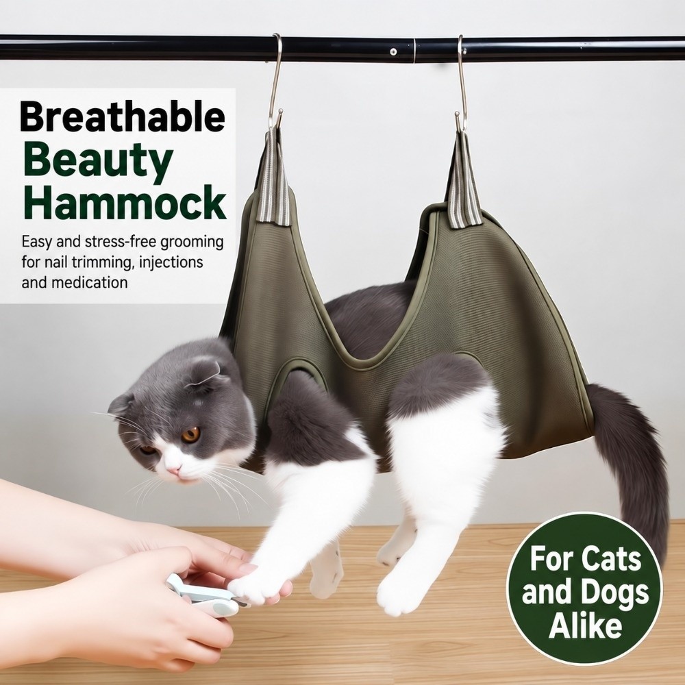 Нейлоновая гамак-сетка для ухо – обзор и цена Pet Grooming Hammock Sling Restraint