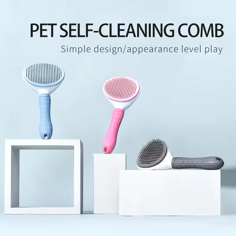 Щетка для самоочистки Pet One  – обзор и цена Slicker Brush Self Cleaning Pet Grooming