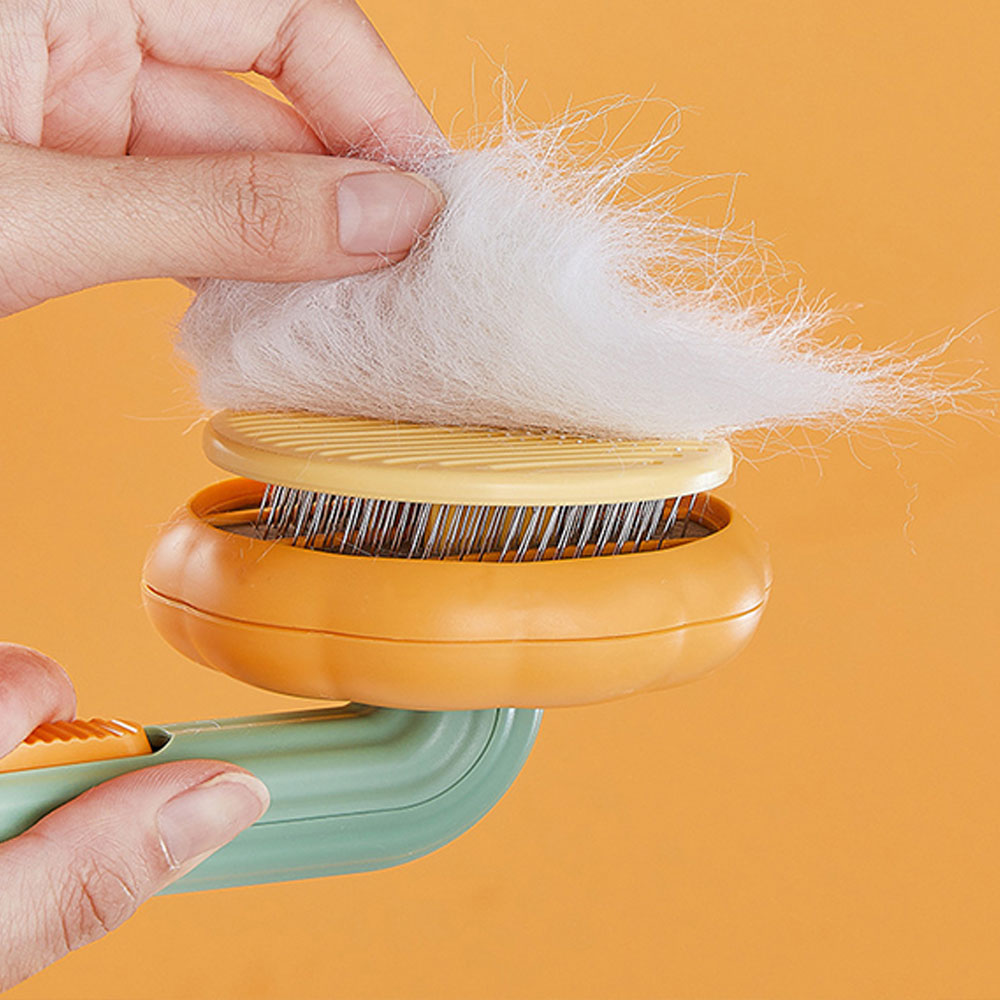 Расческа для удаления шерсти ж – обзор и цена Slicker Brush Self Cleaning Pet Grooming
