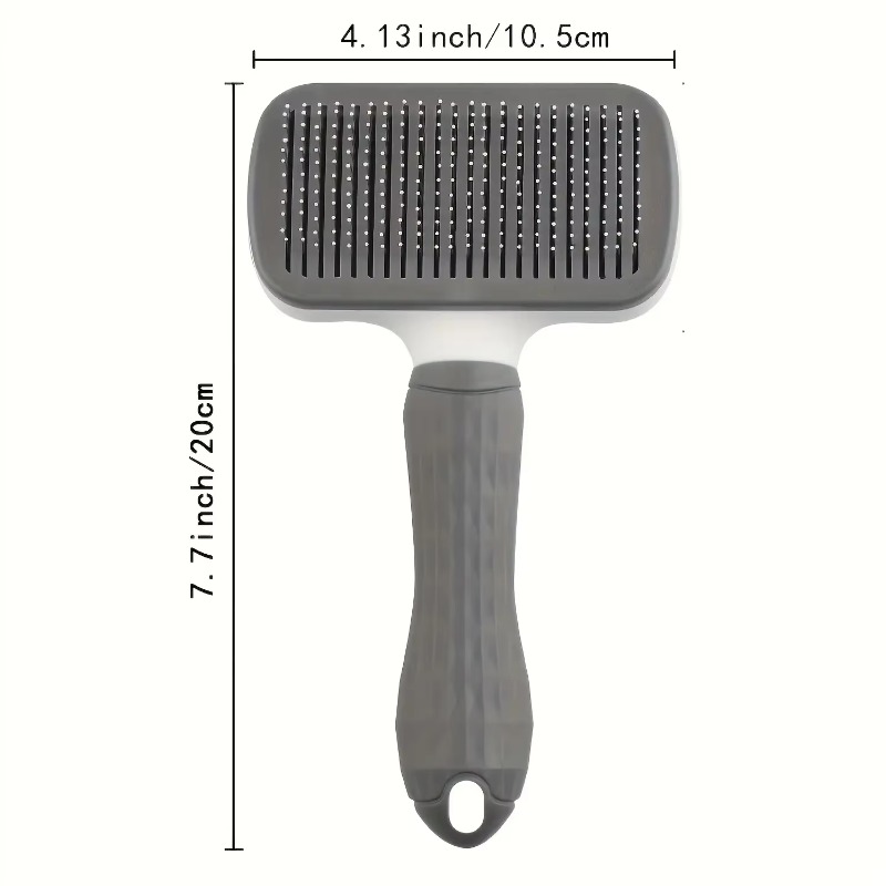 Самоочищающаяся щетка для уход – обзор и цена Slicker Brush Self Cleaning Pet Grooming