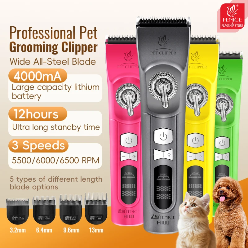 Беспроводная перезаряжаемая ма – обзор и цена Cordless Dog Clippers Low Noise Grooming