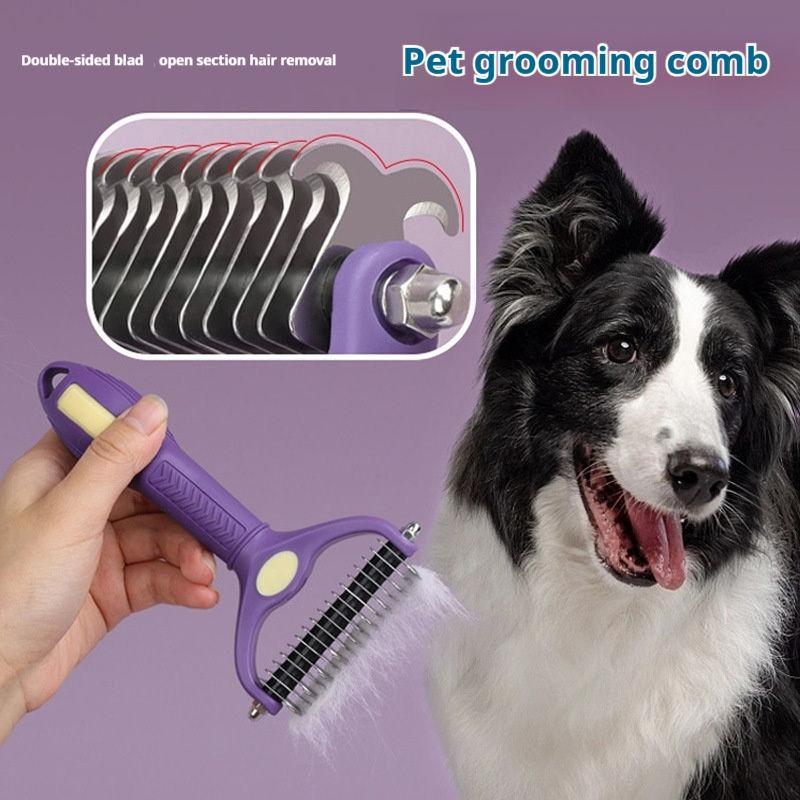 Двусторонняя расческа-грабли д – обзор и цена Undercoat Rake Dematting Tool Dog Shedding