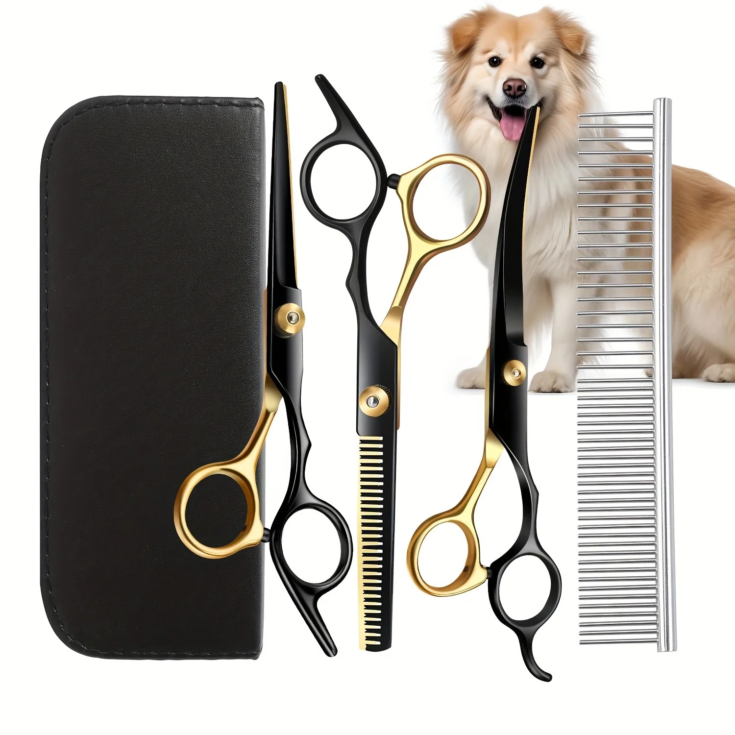 Профессиональные 7-дюймовые из – обзор и цена Professional Pet Grooming Scissors Curved