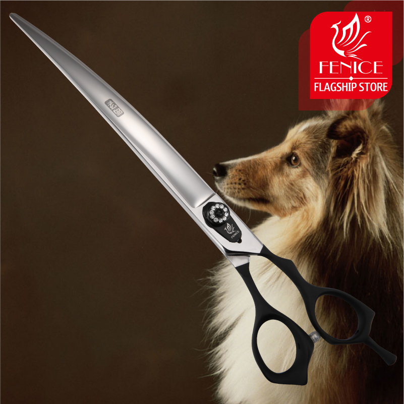 Fenice 7,5/8/9 дюймов професси – обзор и цена Professional Pet Grooming Scissors Curved