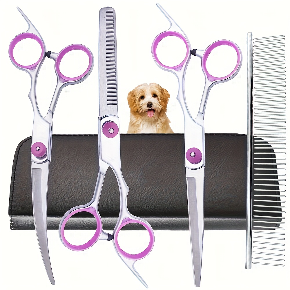 Набор профессиональных ножниц  – обзор и цена Professional Pet Grooming Scissors Curved